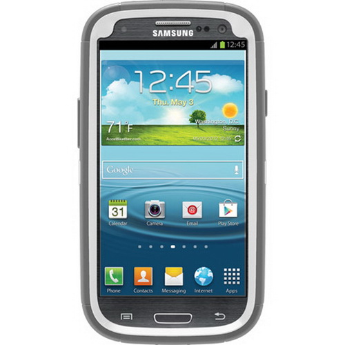 เคส Samsung Galaxy S3 Defender Series-Crevasse White-Gunmetal Grey เคสกันกระแทกอันดับ 1 สินค้าคุณภาพเน้นการปกป้องสูงสุด ของแท้ 100% จาก USA By Gadget Friends